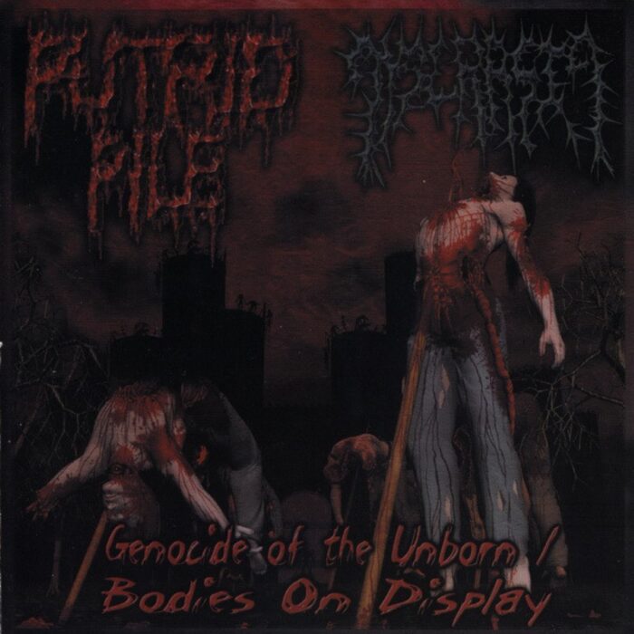 Putrid Pile / Dyscrasia - Genocide Of The Unborn / Bodies On Display