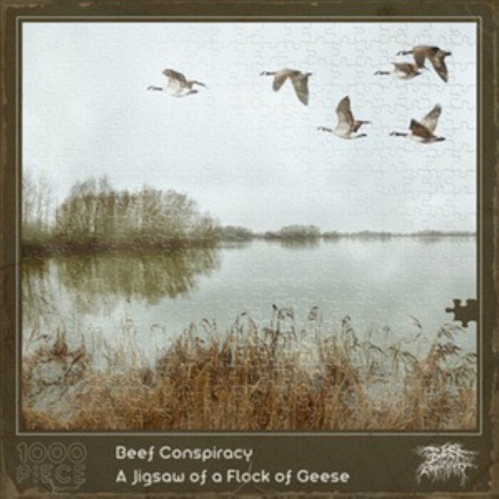 Beef Conspiracy -  A Jigsaw Of A Flock Of Geese 