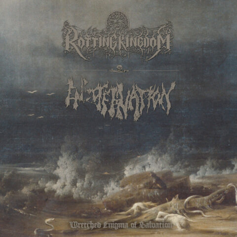 Rotting Kingdom / Encoffination Split CD ‎– Wretched Enigma Of Salvation